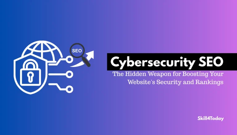An image representation with a text Cybersecurity SEO